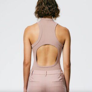 Stunning and unique!  Tibi open-back bodysuit, XS, NWOT